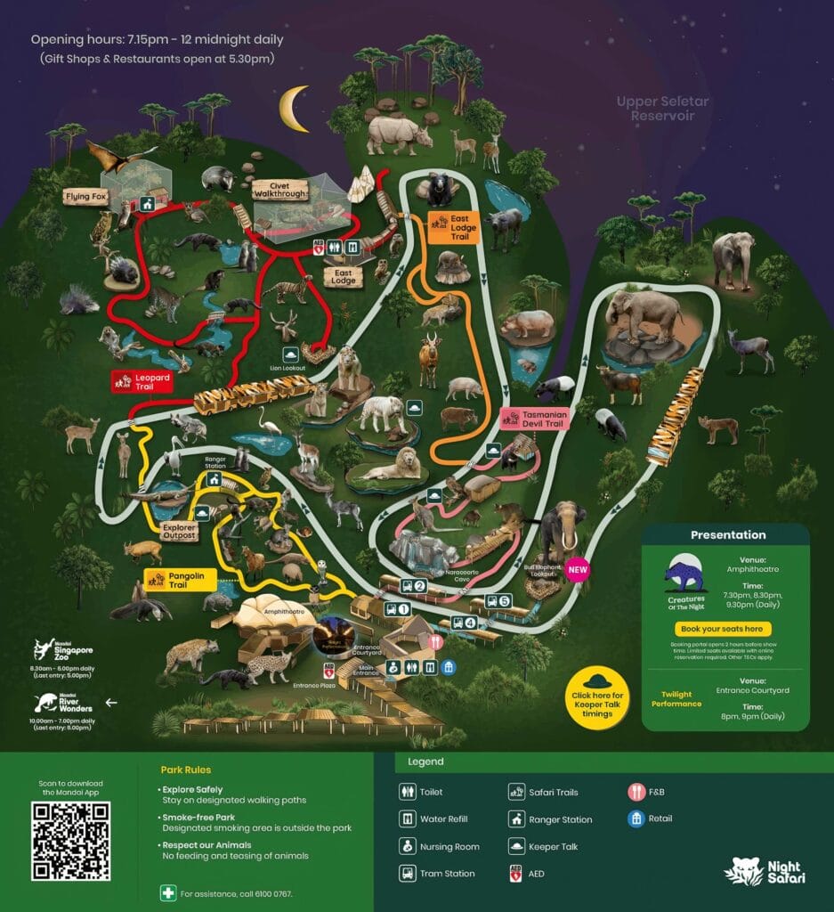 Night Safari Maps