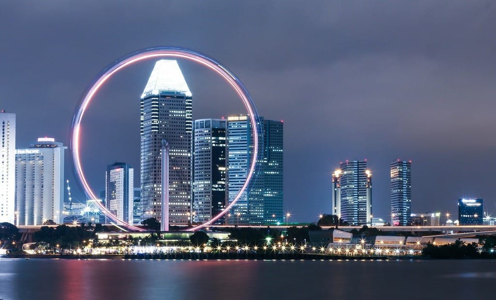 新加坡摩天觀景輪:體驗亞洲標誌性的觀景之旅 singapore flyer ferris wheel singapore architecture buildings