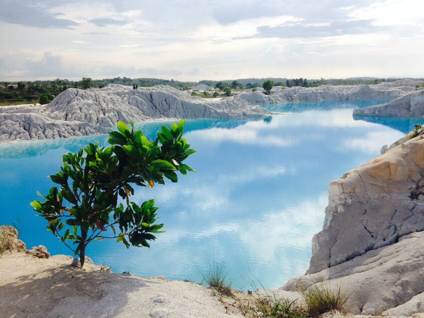 Reflection of Indonesias Blue Lagoon